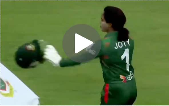 [Watch] Bangladesh's Nigar Sultana Throws Her Bat In Anger; Fails To Keep Calm